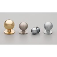 Brass Knob 30mm Bulb Polished Brass