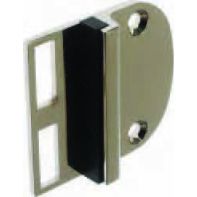 Glass Single Door Striker Plate Chrome