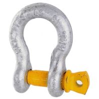 Yellow Pin Anchor Bow Shackle Grade S Galv Beaver WLL 3.2T 16mm