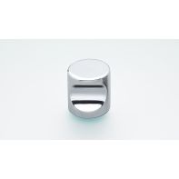 Back-to-back pair 18mm Polished S/Steel Cylinder knob inc fittings