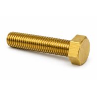 Brass Hex Set Screw BSW 1/2"x1 1/2"