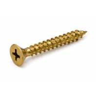 Brass Wood Screw Countersunk Head Cross Reces