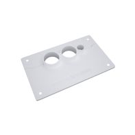 Cabiseal Dishwasher Installation Accessory, White Plastic With Screws,  Ea