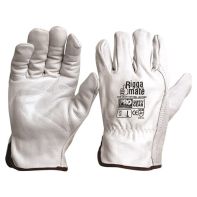 Rigga Mate Gloves Natural Cowgrain Small