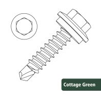 Unitite CL 5 Hex Head with Seal M6-14 x 55mm  - Cottage Green