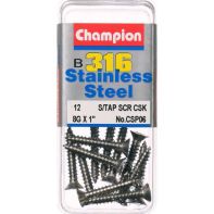 Champ 3/16 UNC Hex Nuts G316 (Pack 12)