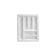 N ~ Cutlery tray "Capricorn 450W", white, suits 450mm wide drawer (W385-325 x D485-425 x H60mm), each