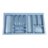 N ~ Cutlery tray "Capricorn 900S", silver, suits 900mm wide drawer (W830-770 x D485-425 x H60mm), each