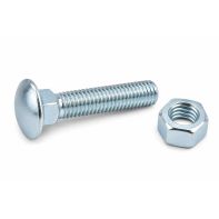 Cup Head Bolt & Nut G8 ZP UNC 1/2x1.3/4"