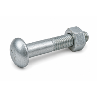 12mm X 240MM Gal cup bolt and nut
