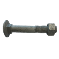 Cup Head Bolt & Nut CL 4.6 AS1390 Hot Dip Galvanised M10 x 300mm