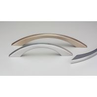 Square Bow Handle 96mm Satin Chrome