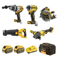 Dewalt 18V/54V Brushless 5 Piece 2x6.0Ah Combo Kit