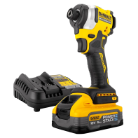 DeWalt 18V XR Li-Ion BRUSHLESS 3 Speed Impact Driver Kit - POWERSTACK 5.0Ah (1 x Battery Pack)