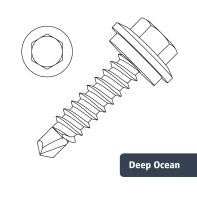 Unitite CL 5 Hex Head with Seal M6-14 x 55mm  - Deep Ocean