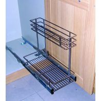 Tradecraft Pullout Basket System 400mm Chrome