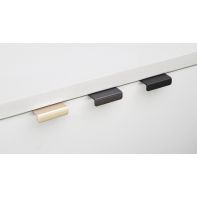 Edge Pull 300mm O/A 2mm Matt Graphite Paint 276mm C to C