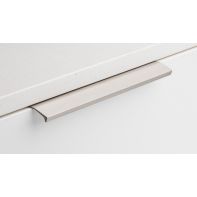 Edge Pull 40mm O/A 16mm C to C Aluminium Brushed Inox Anodised