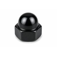 Dome Nut Zinc Plate Black M10