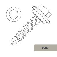 Unitite CL 5 Hex Head with Seal M6-14 x 55mm  - Dune