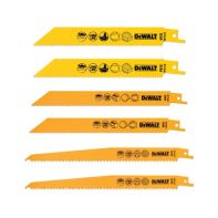 Dewalt 6 Pc Recip Blade Set With Case