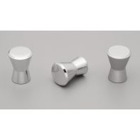 Hourglass Knob Satin - 17 mm