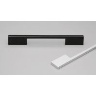 Sydney Handle 128mm Aluminium Brushed Inox Anodised - O/A 204mm