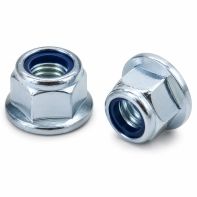 Flanged Nyloc Nut Class 10 Zinc Plate M14