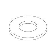 Flat Round Washer Brass 10mm