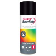 Galmet Spray Paint Black Satin 350g