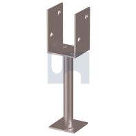 R/Stem Post Support HDG 90x200mm