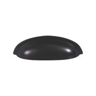N ~ Handle "HAMPTONS" Shell Pull 76mm c/c Matt Black