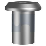 Furniture Connecter Nut Nickel Plated M6 x 12mm