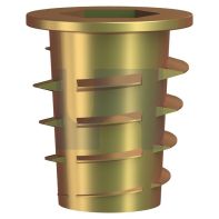 Hex Timber Insert Flange Nut ZPY M8 x 15mm