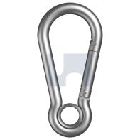 with Eyelet Spring Hook G316/A4 SS 6
