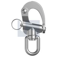 Swivel Eye Snap Shackle G316/A4 SS 22mm