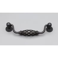 Bingley drop handle 128mm C to C Antique Black