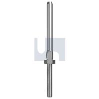 Swage Stud Thread Terminal G316/A4 SS with Lock Nut 10x6