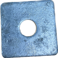 Square Washer Mild Steel Galvanised M10 x 40 x 40 x 3mm
