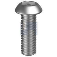 Post Hex Button Head Socket Screw G304/A2 SS M8x50mm