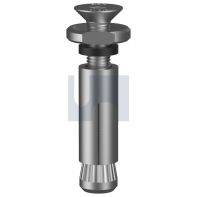 M16x100mm CSK Hollow Bolt 8.8 Galv (29-50mm)