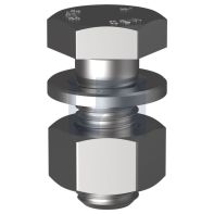 HSFG Structural Assembly EN14399-3 K2 / Class 10.9 Hot Dip Galvanised M20x120mm