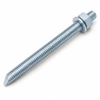 Chisel Point Stud Zinc Plated M12 x 160mm