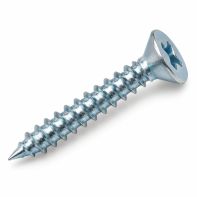 Countersunk Head Cross Recess Self Tapping Screw ZP 12Gx1.3/4"
