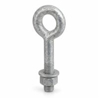 3/4 Eye Bolt with Nut/Washer HDG BSW 1/2"x3"