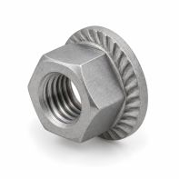 CL12.9 D-Lok Hex Flange Nut Zinc Flake Silver 10mm