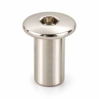 Furniture Connecter Nut Nickel Plated M6 x 12mm