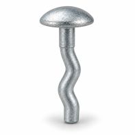 M 6.5 X 75 Powers Mushroom Hd Spike MECH GALV
