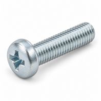 6 X 60 Zinc Plated Pan Head Phillips Metal Thread