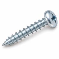 Pan Head Cross Recess Self Tapping Screw ZP 12Gx1.3/4"